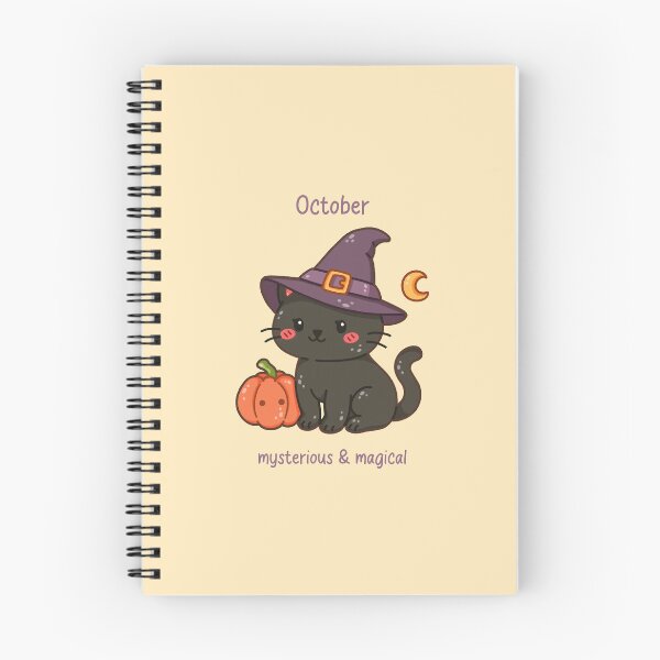 Item preview, October Cat – Mysterious & Magical designed and sold by TheRightNotes.