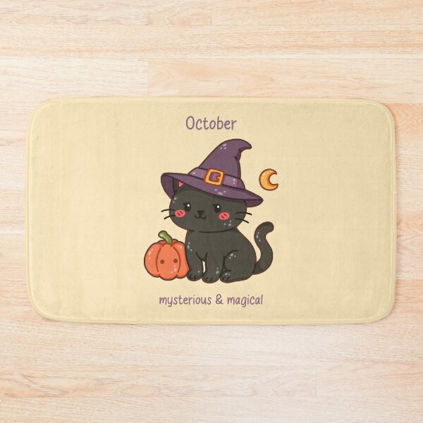 Item preview, October Cat – Mysterious & Magical designed and sold by TheRightNotes.
