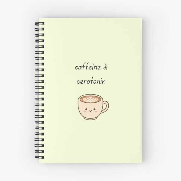 Item preview, Caffeine & Serotonin | Cute Smiling Coffee Cup | Coffee Lover Aesthetic Gift designed and sold by My Gluten Free Life UK.