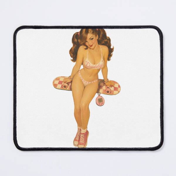 Item preview, Y2K Skater Girl Retro Pin-Up – Vintage Original Character designed and sold by Cosplayvintage.