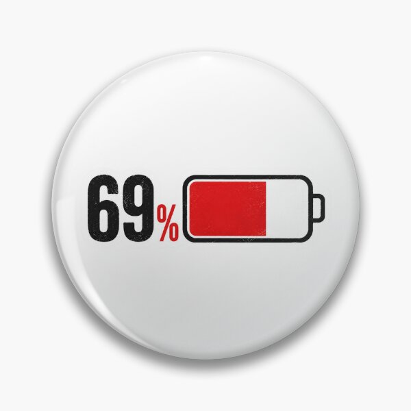 Item preview, 69% battery sticker designed and sold by SMARTKIT  DESIGNAGENCY.