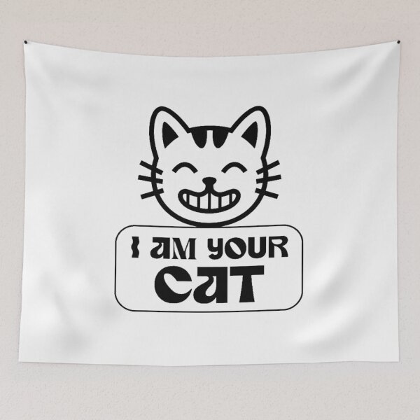Item preview, I Am Your Cat Minimalist Black Outline Mascot designed and sold by Shaw-arts.