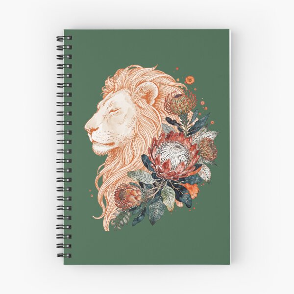 Item preview, Botanical Lion Floral Illustration Art designed and sold by TatyanaArt.