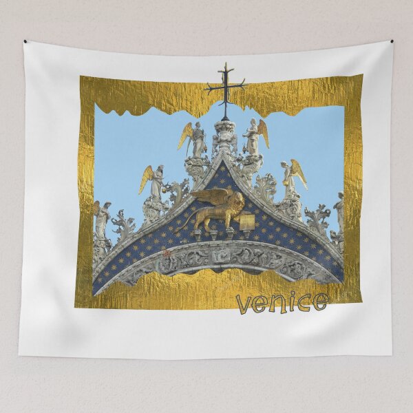 Item preview, Angels, The Winged Lion - Saint Mark Basilica Venice, Italy (Original Photography by ACCI) designed and sold by VanyssaGraphics.