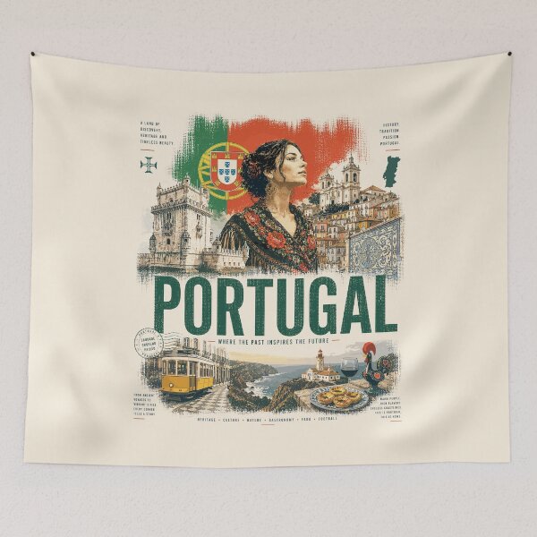 Item preview, Portugal Vintage Design | History, Coast & Culture designed and sold by AtuqStudio.