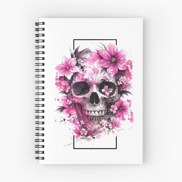 Item preview, Skull With Flowers designed and sold by Ufeniksa.