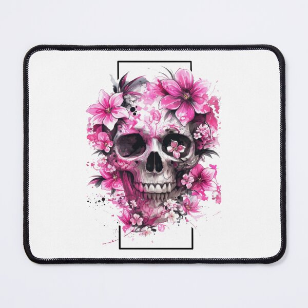 Item preview, Skull With Flowers designed and sold by Ufeniksa.