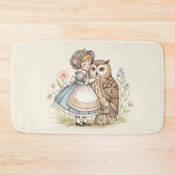 Item preview, A Sweet Moment with a Wise Owl in the Meadow designed and sold by Pasteltone.