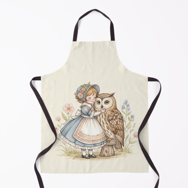 Item preview, A Sweet Moment with a Wise Owl in the Meadow designed and sold by Pasteltone.