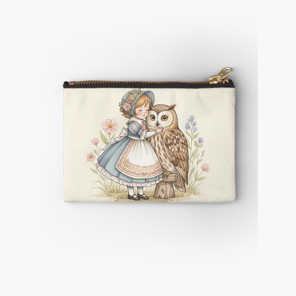 Item preview, A Sweet Moment with a Wise Owl in the Meadow designed and sold by Pasteltone.