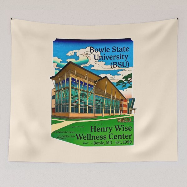 Item preview, Bowie Woodblock Wellness Center Art designed and sold by EvergreenPark - Tee Studio.