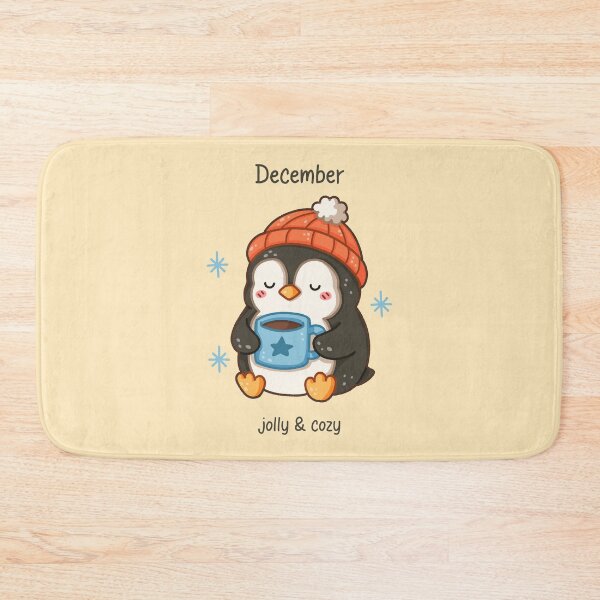 Item preview, December Penguin – Jolly & Cozy designed and sold by TheRightNotes.