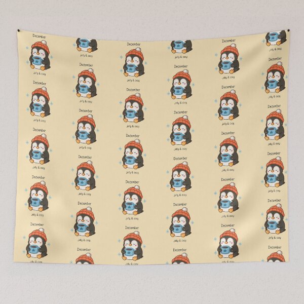 Item preview, December Penguin – Jolly & Cozy designed and sold by TheRightNotes.