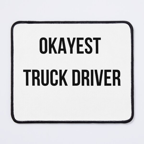 Item preview, World's Okayest Truck Driver Shirt Funny Trucker Gift CDL Driver Graphic Tee designed and sold by Hustle print studio.