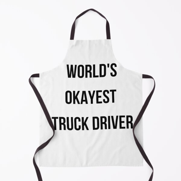 Item preview, World's Okayest Truck Driver Shirt Funny Trucker Gift CDL Driver Graphic Tee designed and sold by Hustle print studio.