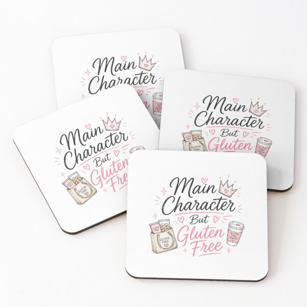 Item preview, Main Character But Gluten Free | Funny Coeliac Girl Aesthetic Gift designed and sold by My Gluten Free Life UK.