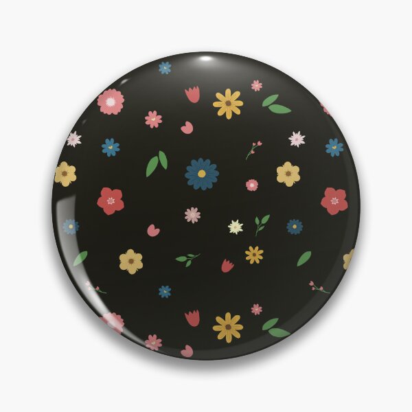 Item preview, Cute Ditsy Floral Seamless Pattern on Black Background designed and sold by minbadesign.