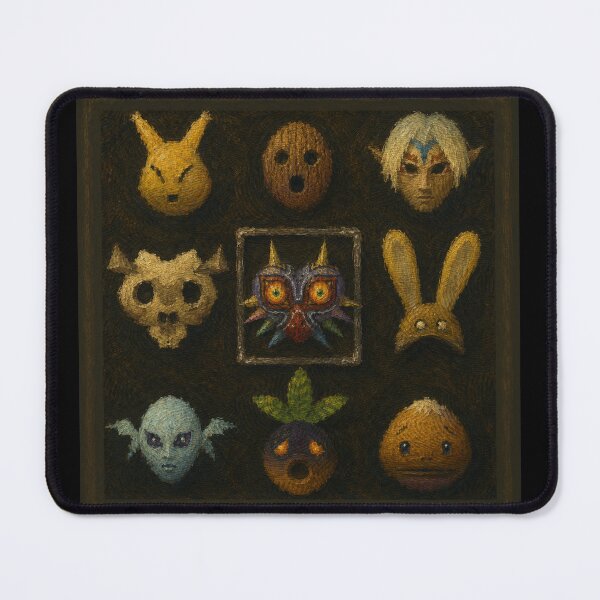 Item preview, Majora's Mask Collection | Zelda Vintage Oil Painting Art designed and sold by ZOHRR.