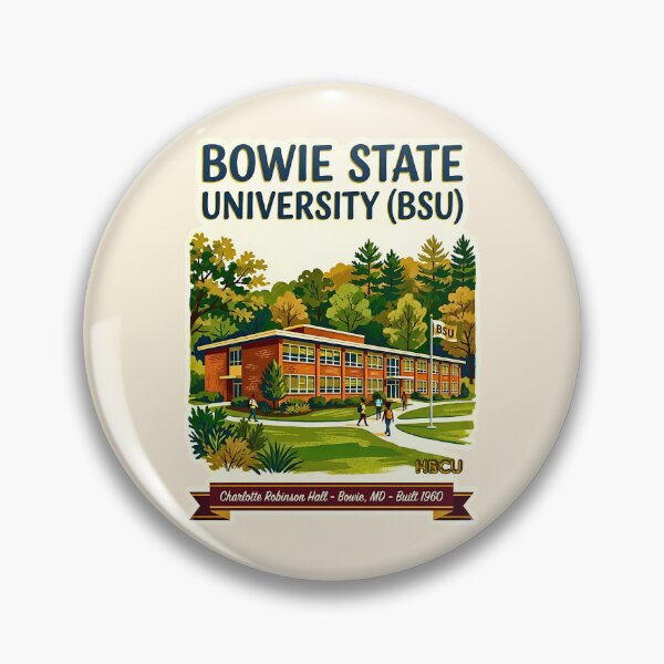 Item preview, Bowie State University Charlotte Robinson Hall Vintage Art designed and sold by EvergreenPark - Tee Studio.