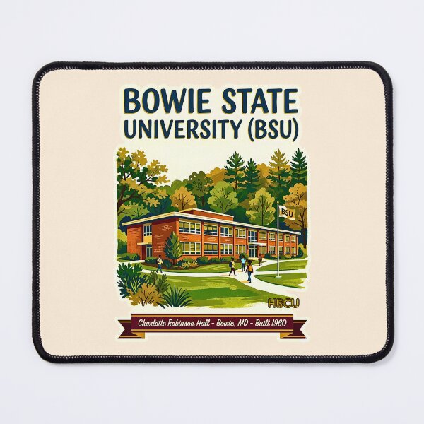 Item preview, Bowie State University Charlotte Robinson Hall Vintage Art designed and sold by EvergreenPark - Tee Studio.