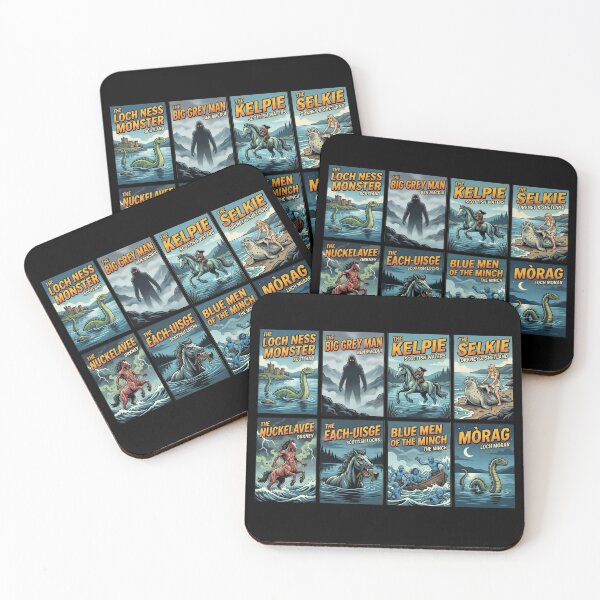 Item preview, Scottish Cryptid Legends Retro Pop Art Collection designed and sold by redsharkuk.