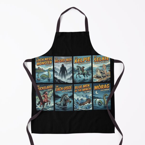 Item preview, Scottish Cryptid Legends Retro Pop Art Collection designed and sold by redsharkuk.