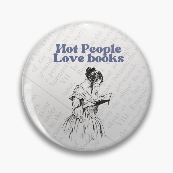 Item preview, Hot People Love Books designed and sold by Paper4Hearts.