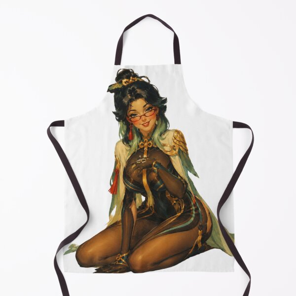 Item preview, Xianyun Genshin Impact Retro Pin-Up – Vintage Anime Fan Art designed and sold by Cosplayvintage.