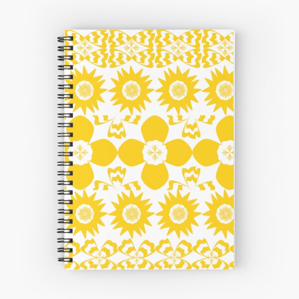 Item preview, Bright Yellow Floral Seamless Pattern with Abstract Flower Motifs designed and sold by Ei-Ei.
