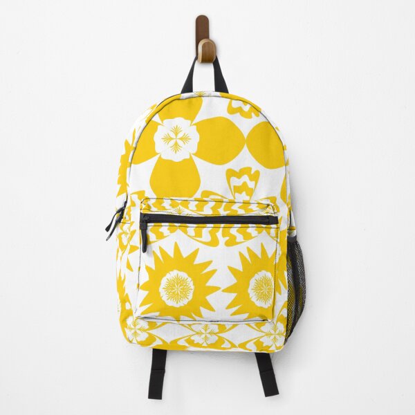 Item preview, Bright Yellow Floral Seamless Pattern with Abstract Flower Motifs designed and sold by Ei-Ei.