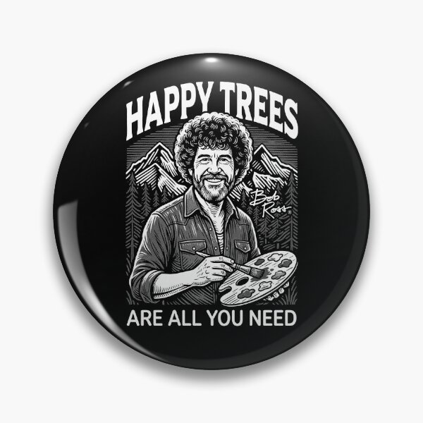 Item preview, Bob Ross Happy Little Trees Are All You Need designed and sold by GrandeDuc.