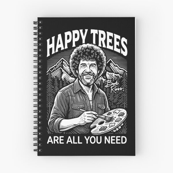 Item preview, Bob Ross Happy Little Trees Are All You Need designed and sold by GrandeDuc.