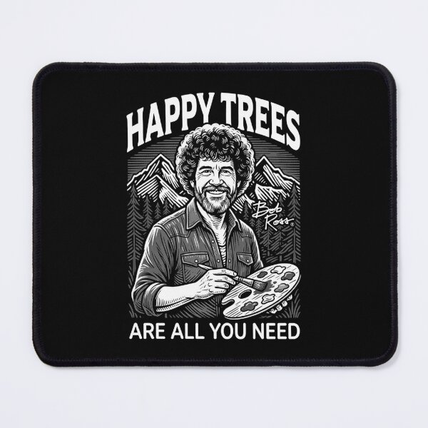 Item preview, Bob Ross Happy Little Trees Are All You Need designed and sold by GrandeDuc.