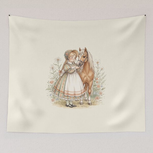 Item preview, Gentle Bonds: A Girl and Her Little Horse designed and sold by Pasteltone.