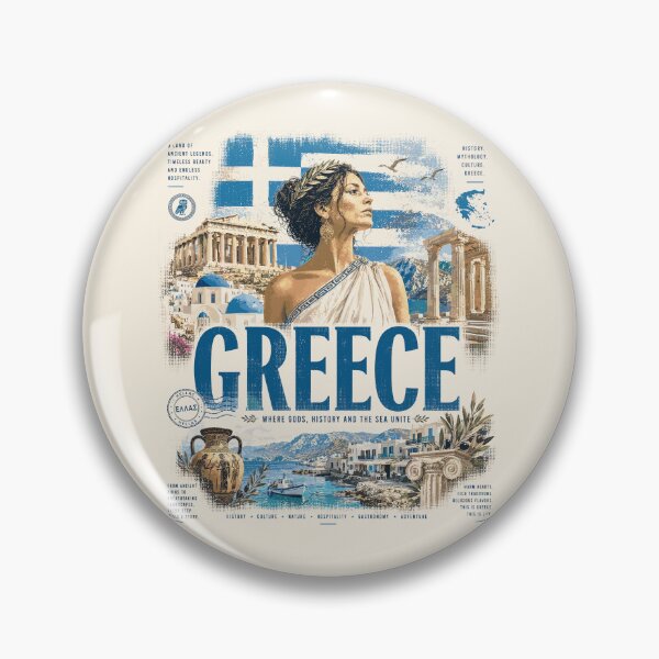 Item preview, Greece Vintage Design | Mythology, History & Timeless Beauty designed and sold by AtuqStudio.