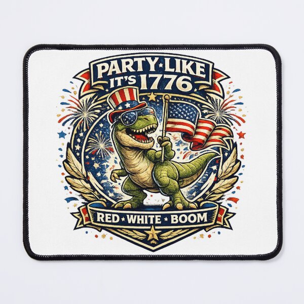 Item preview, Party Like It's 1776 Funny T-Rex 4th Of July Vector  designed and sold by wizooo411.