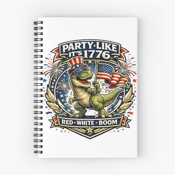 Item preview, Party Like It's 1776 Funny T-Rex 4th Of July Vector  designed and sold by wizooo411.