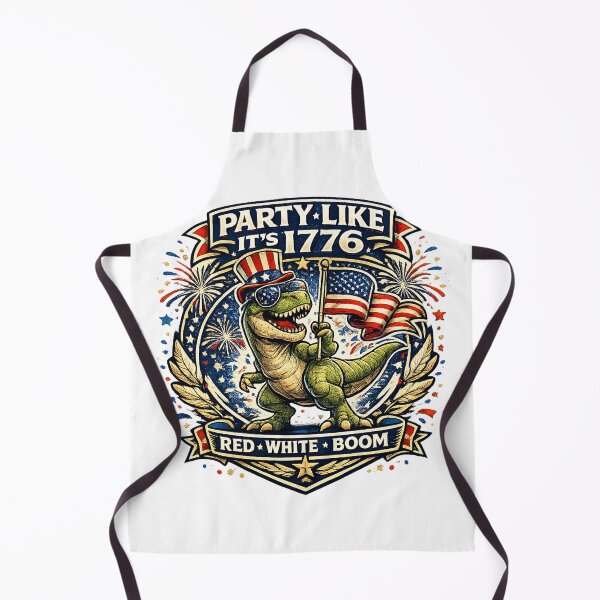 Item preview, Party Like It's 1776 Funny T-Rex 4th Of July Vector designed and sold by wizooo411.