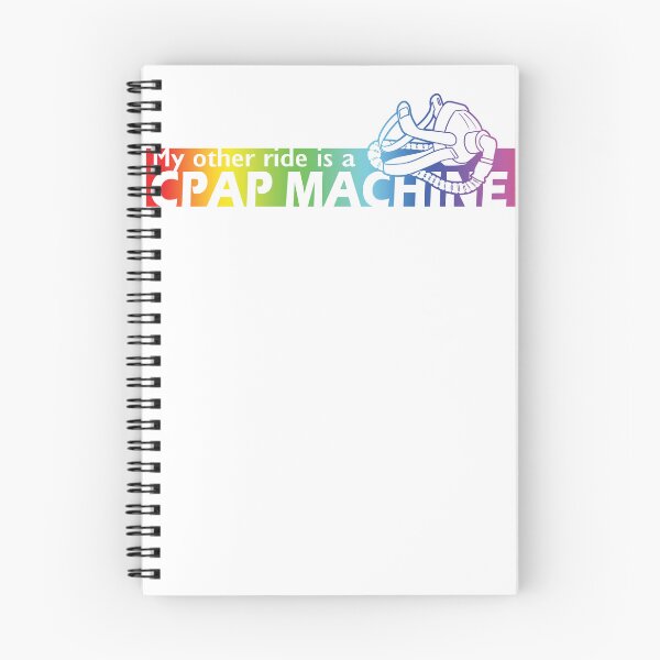 Item preview, My other ride is a CPAP Machine (rainbow) designed and sold by ItBearlyFits.