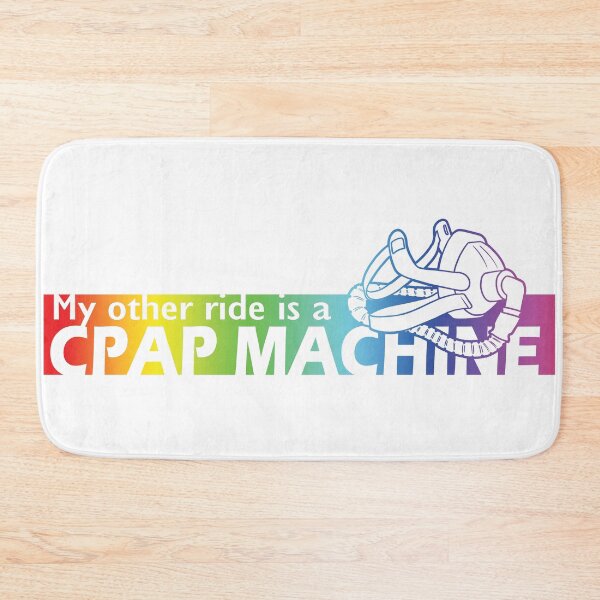 Item preview, My other ride is a CPAP Machine (rainbow) designed and sold by ItBearlyFits.