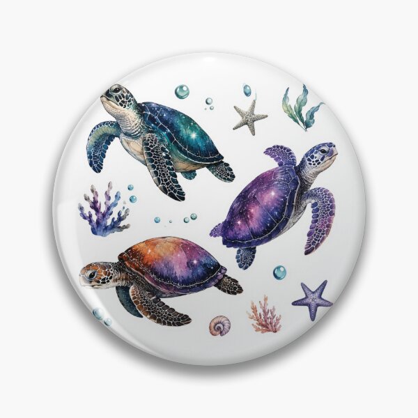 Item preview, Cosmic Sea Turtles designed and sold by PatternFly.