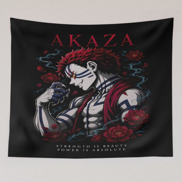 Item preview, Akaza -Strength is Beauty-Power is Absolute-  Upper Moon 3 Aesthetic Design designed and sold by Trinidesigns123.