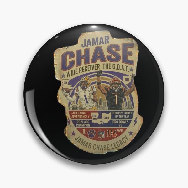 Item preview, Ja'Marr Chase GOAT Bengals Wide Receiver WR designed and sold by ThatFootball12.