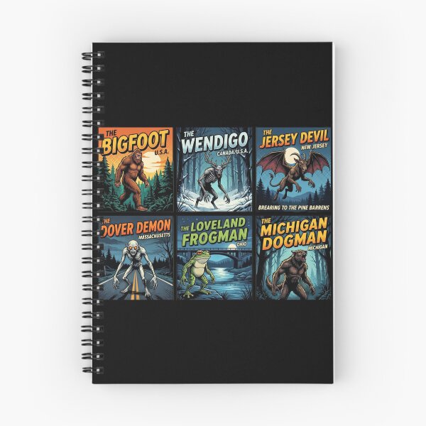 Item preview, American Cryptid Legends Retro Pop Art Collection designed and sold by redsharkuk.