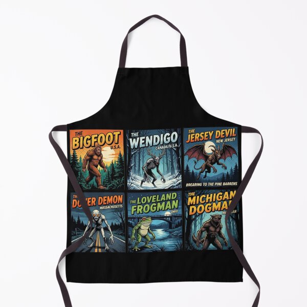 Item preview, American Cryptid Legends Retro Pop Art Collection designed and sold by redsharkuk.