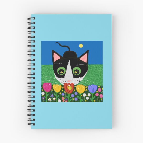 Item preview, The cat looking at a bee designed and sold by Elaine M Hayward .