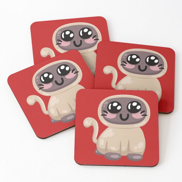 Item preview, Cute Kawaii Siamese Cat Chibi Anime Kitten designed and sold by ellapaintcoast.