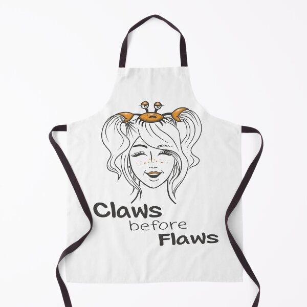 Item preview, Claws Before Flaws Funny Crab Girl Shirt, Cute Sarcastic Animal Lover Gift designed and sold by Samaya-.