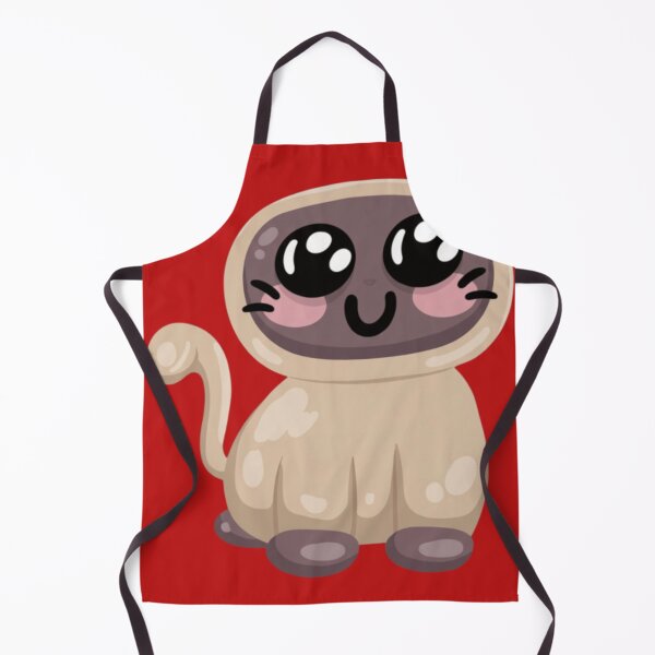 Item preview, Cute Kawaii Siamese Cat Chibi Anime Kitten designed and sold by ellapaintcoast.