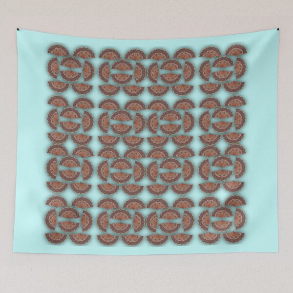 Item preview, Flamenco Pattern – decorative repeating fan illustration designed and sold by WorldOFaMillion.